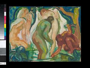 AUGUSTIN FERRANDO 1880-1957 20 -  Les baigneuses ( vers 1942)